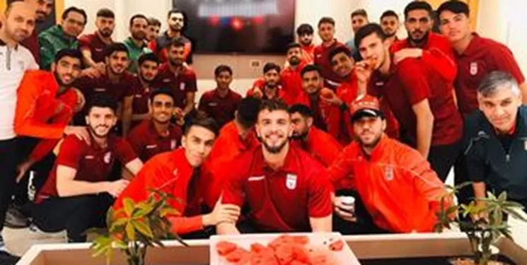 مراسم شب یلدا در اردوى تیم فوتبال امید