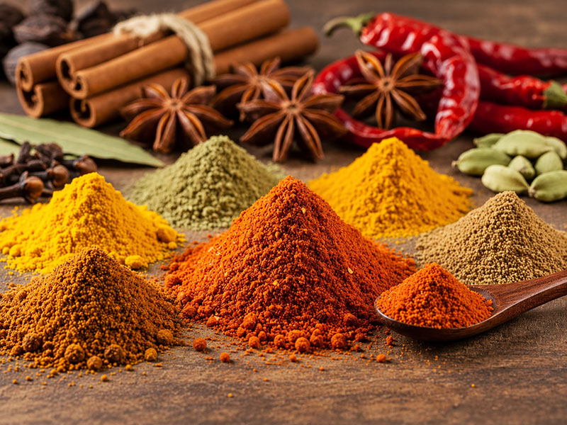 نمونه پودر ادویه برای بررسی یکنواختی و ذرات درشت خروجی آسیاب نمونه پودر ادویه برای بررسی یکنواختی و ذرات درشت خروجی آسیاب