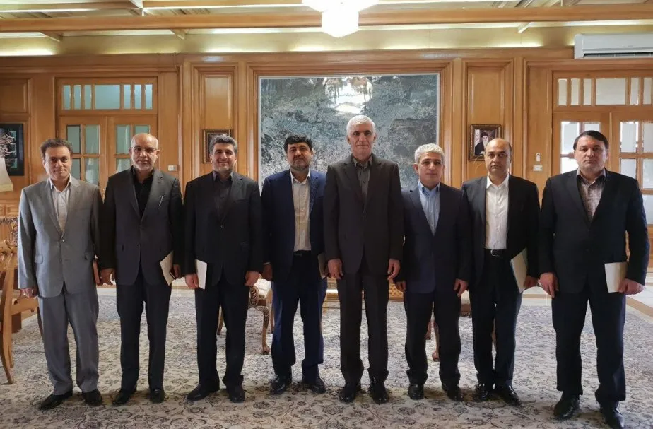 دیدار مدیر عامل بانک تجارت با شهردار تهران