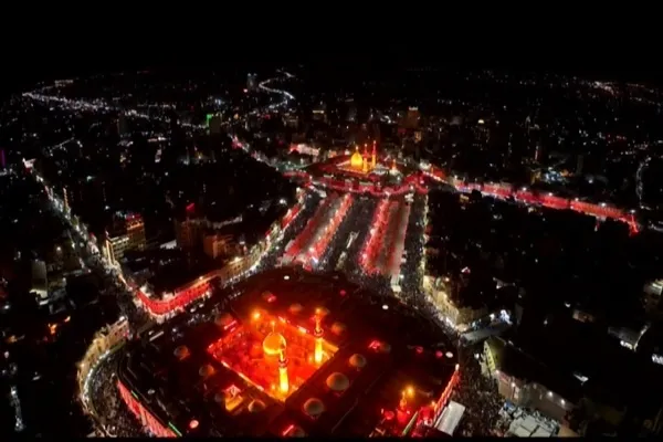 شفا گرفتن با تربت امام حسین (ع) + فیلم