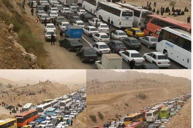 ترافیک پرحجم و روان در جاده‌های ایلام +عکس
