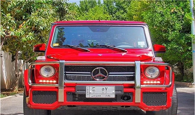 مرسدس بنز G کلاس با پلاک بغداد در ایران +عکس