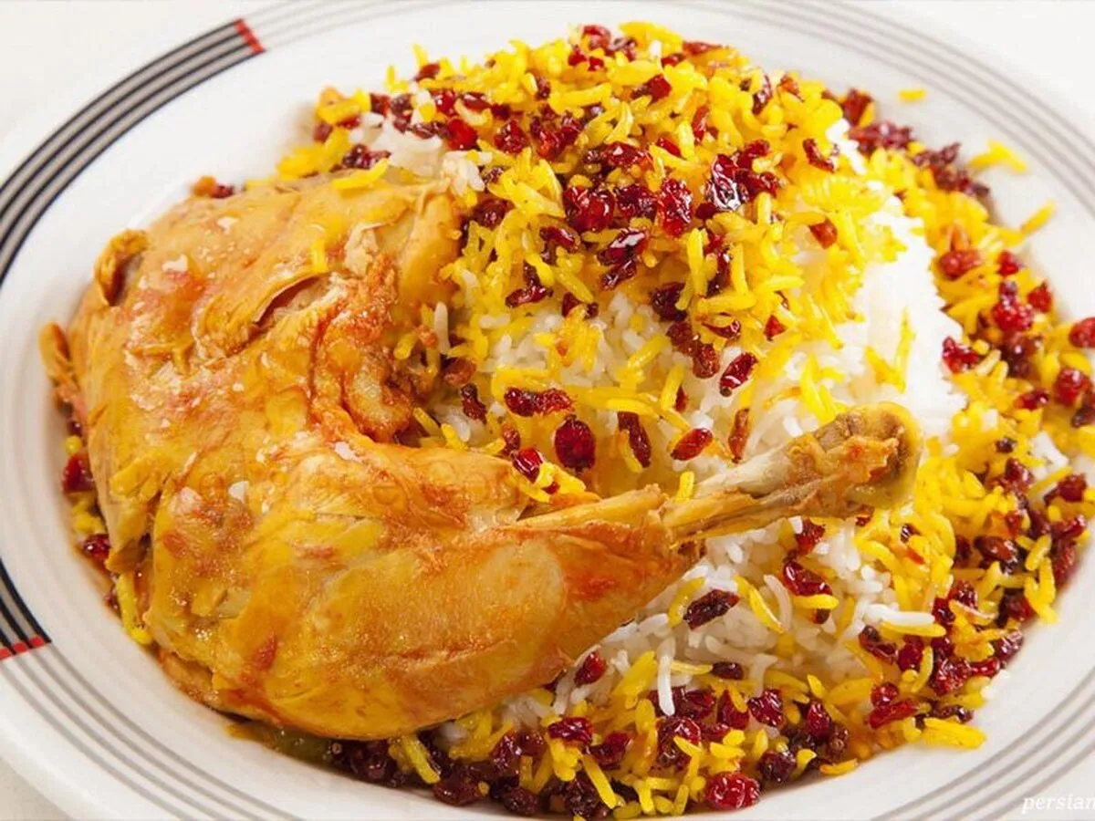 راز پخت مرغ زرشک‌پلو به سبک رستورانی