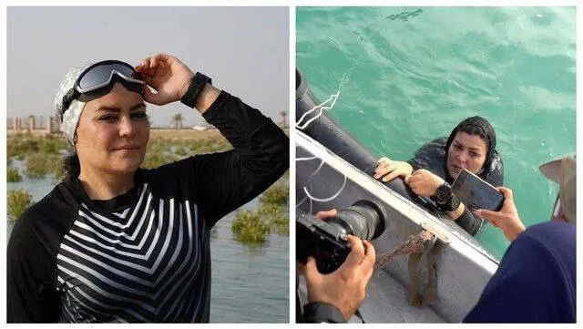 چهارمین رکوردشکنی شناگر زن ایرانی در گینس