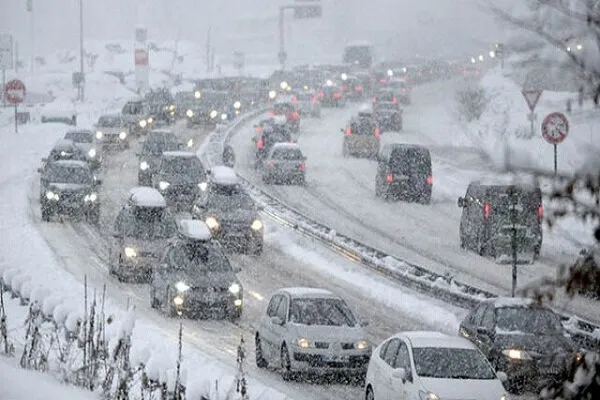 بارش سنگین برف در محور های کوهستانی مازندران