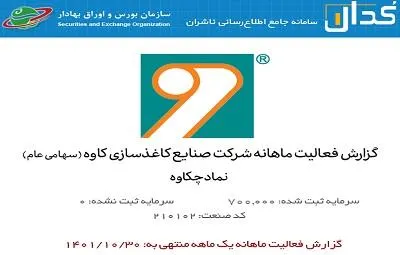رشد ۲۷ درصدی درآمد چکاوه از ابتدای سال مالی تا انتهای دی ماه ۱۴۰۱