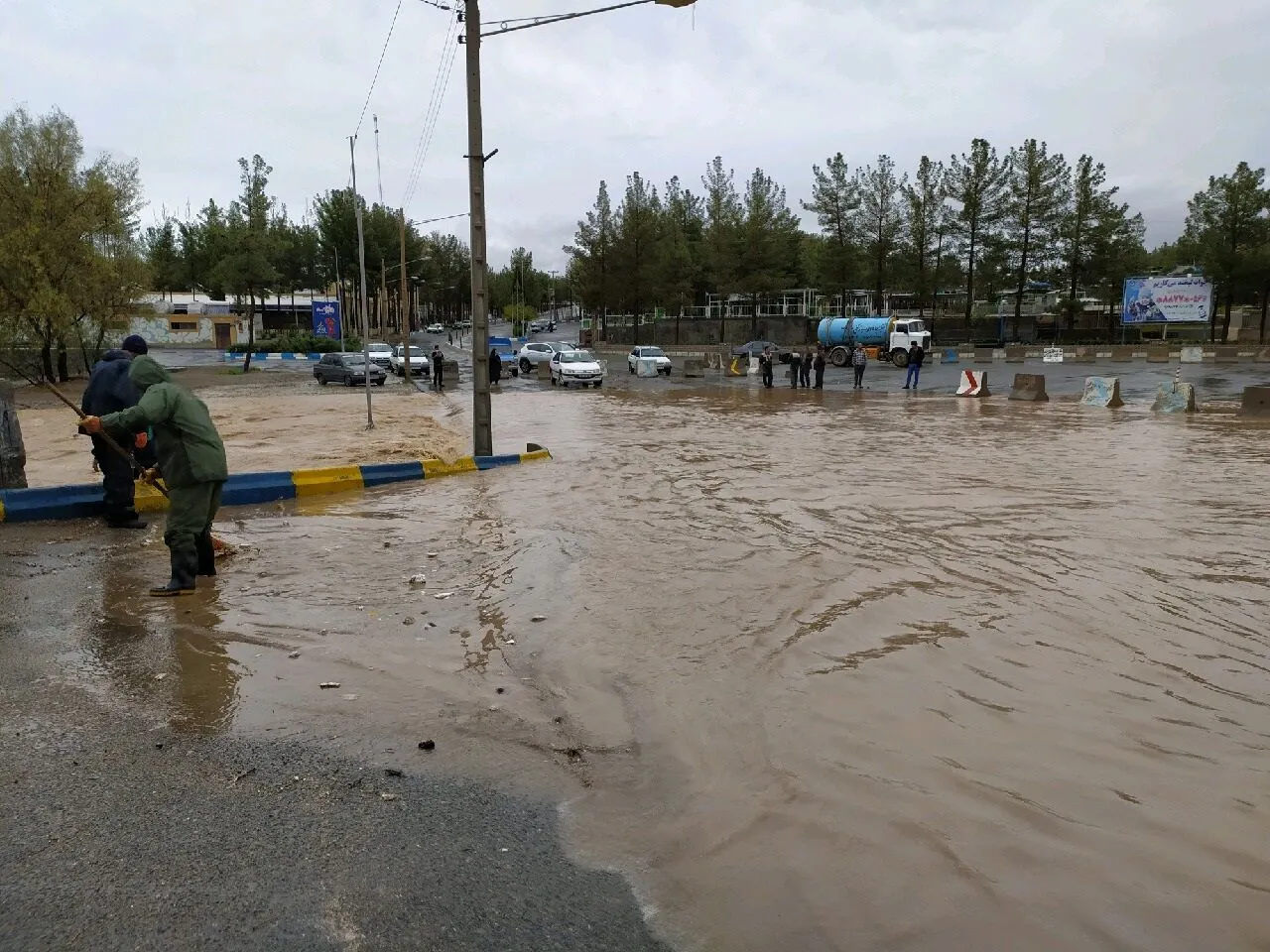 تصاویری از سیل در یکی از روستاهای قوچان +فیلم