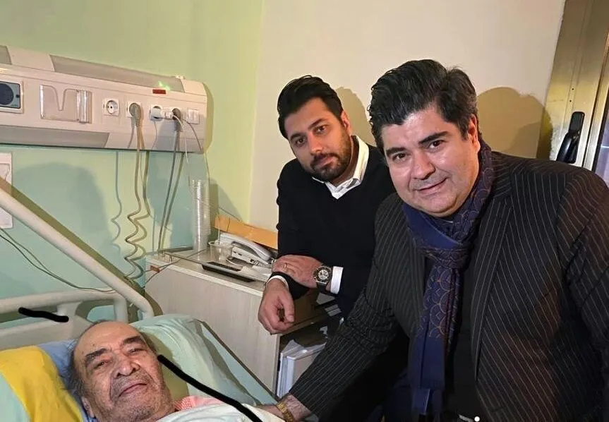 هنرمند پیشکسوت از بیمارستان ترخیص شد +عکس