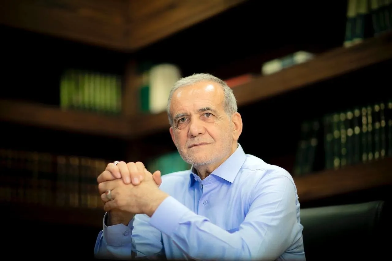 رنگ ستاد انتخاباتی‌ مسعود پزشکیان مشخص شد+ عکس