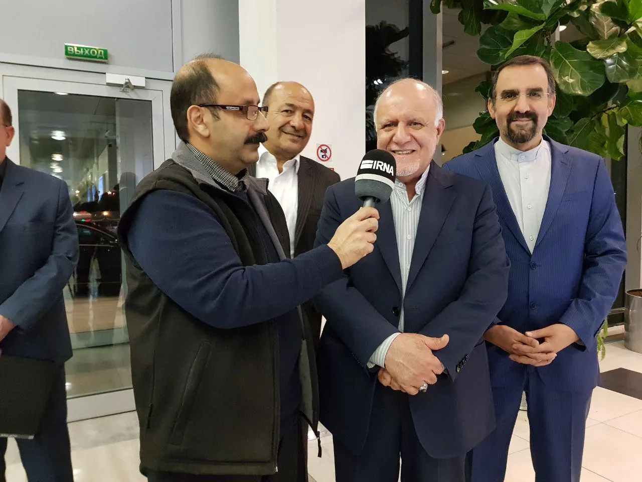 زنگنه وارد مسکو شد