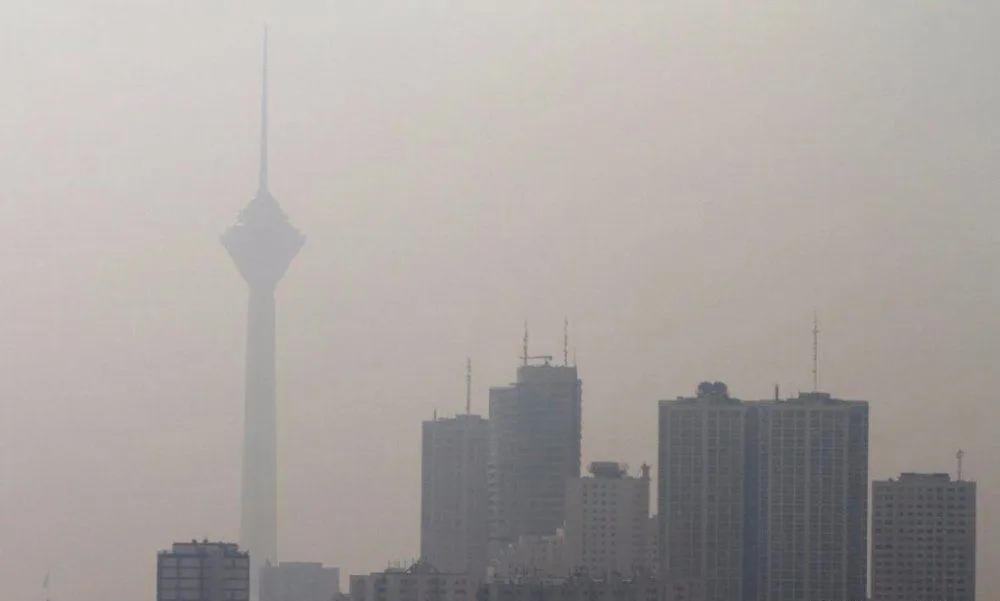 عکس خبرگزاری فرانسه از آلودگی شدید هوای تهران