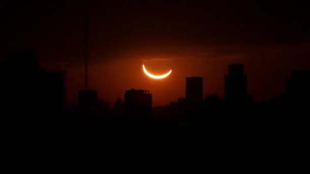 خورشیدگرفتگی در آرژانتین +فیلم
