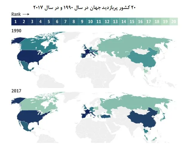 جایگاه ایران در گردشگری جهانی کجاست؟