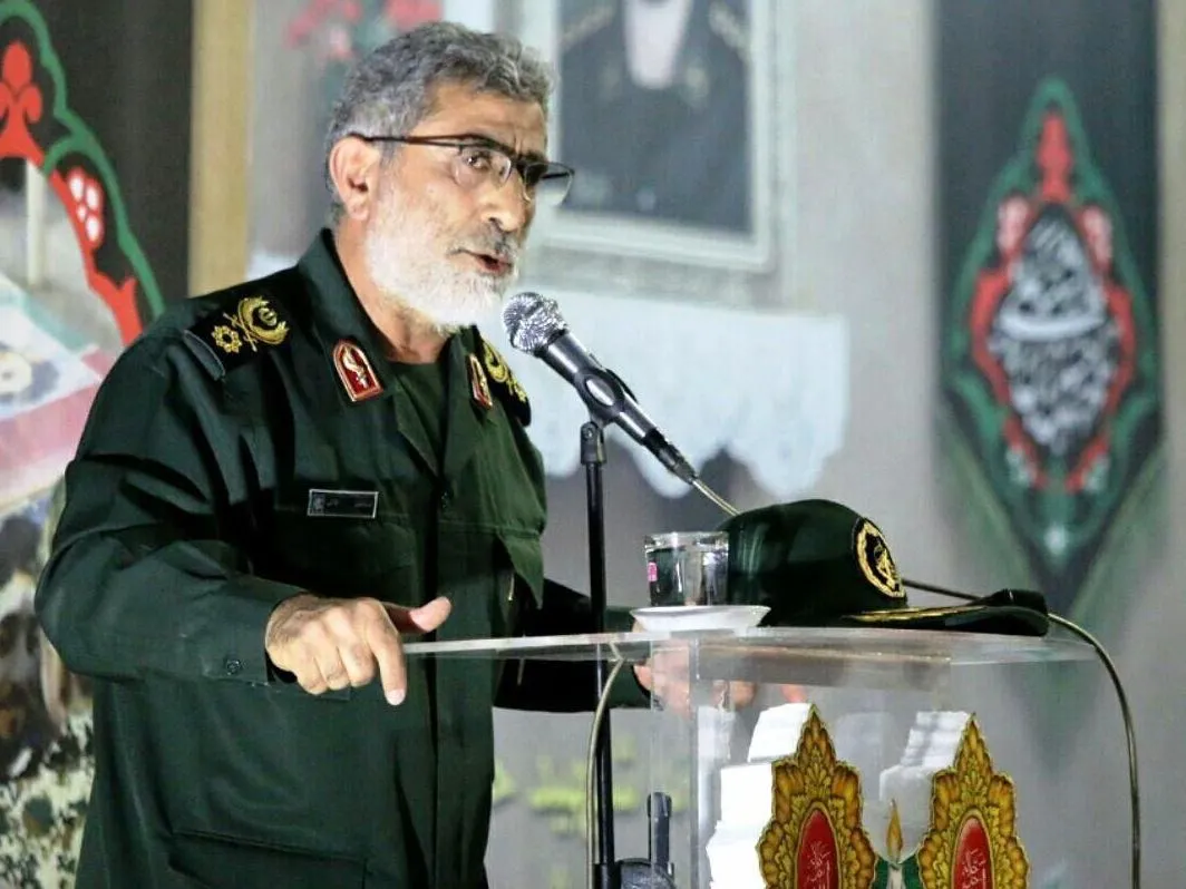سردار قاآنی: روزانه ۱۵ عملیات علیه مواضع اسراییل انجام می شود