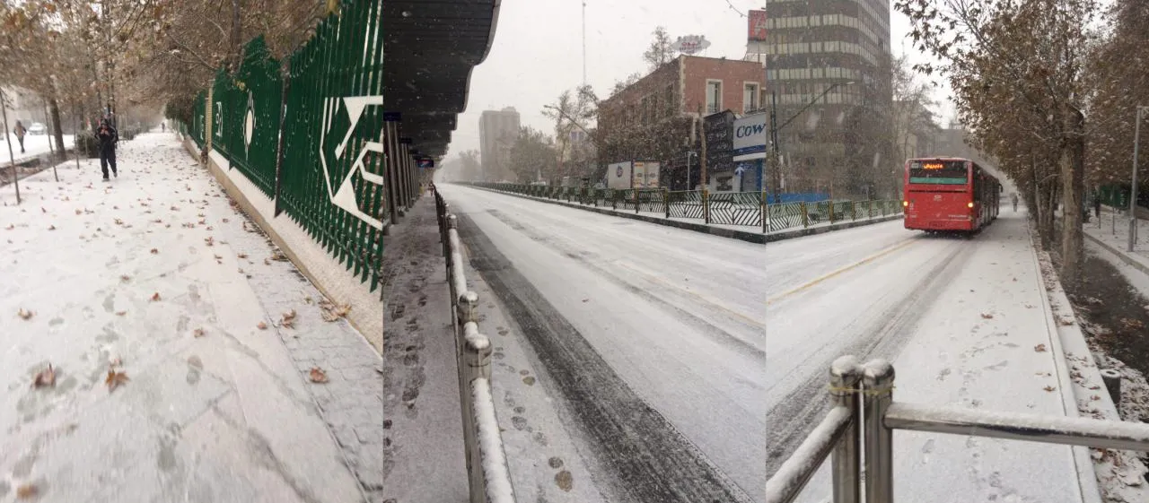 برف و یخبندان حمل و نقل تهران را بحرانی کرد