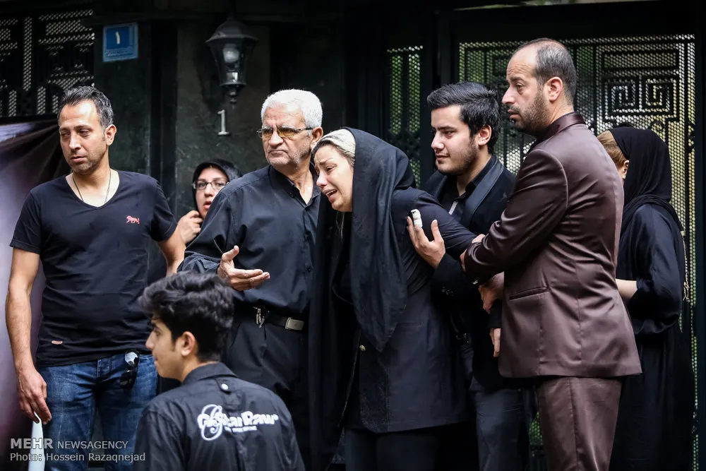 تشییع بازیگر جوان سینمای ایران +تصاویر