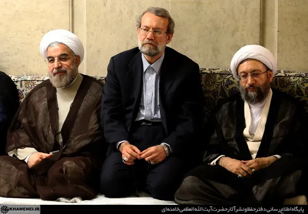 عکس هایی از ترکیب جدید سران قوا