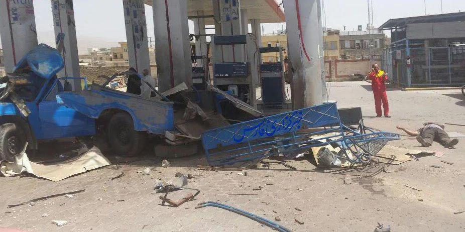 انفجار جایگاه CNG در ایوانکی سمنان حادثه آفرید