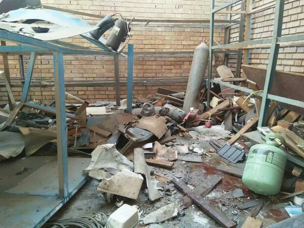 انفجار مرگبار در سوله نگهداری سیلندرهای گاز