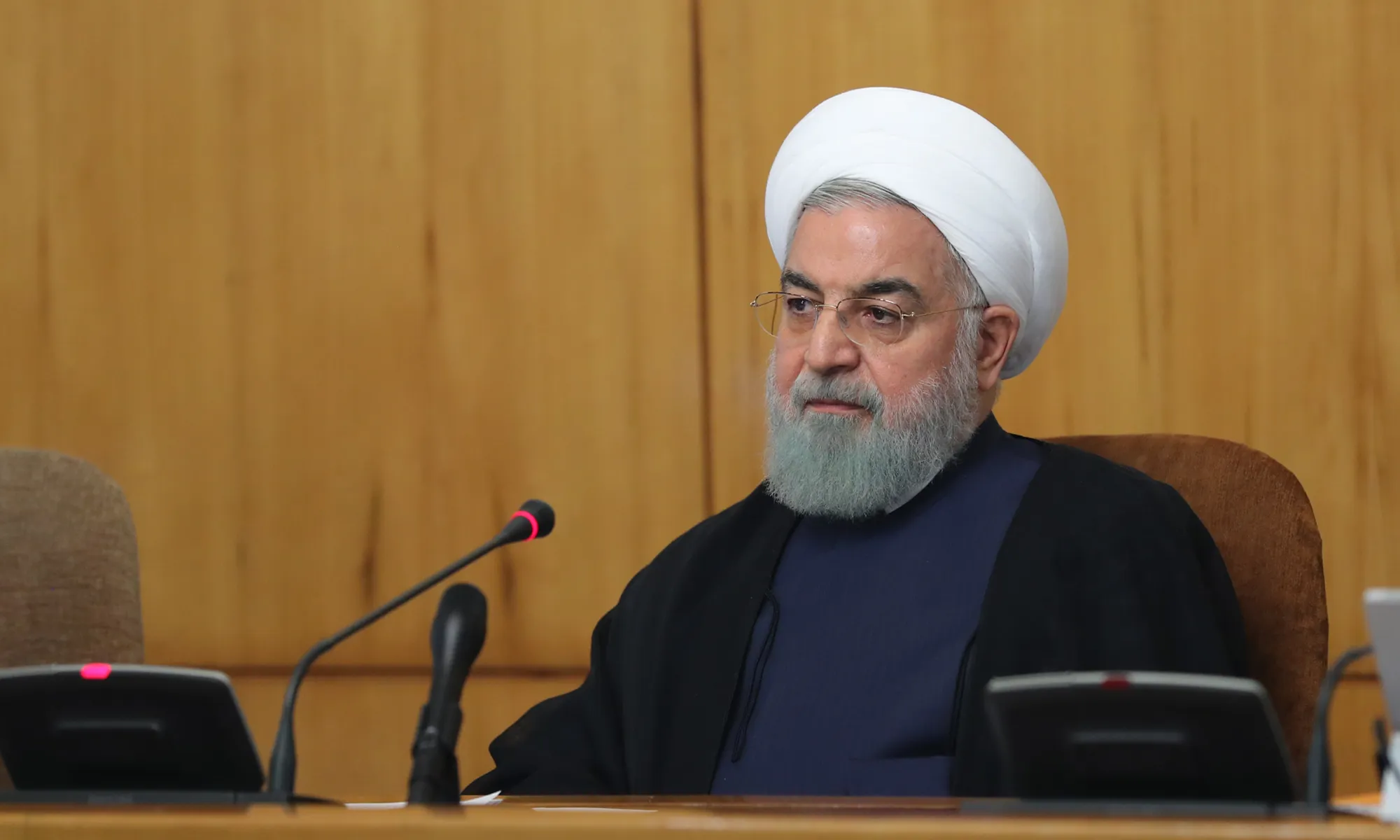 روضه خوانی حسن روحانی در جلسه هیات دولت +فیلم