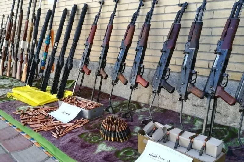 انهدام یک باند قاچاق اسلحه در کرمانشاه