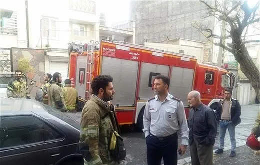 حریق یک انبار در خیابان مصطفی خمینی